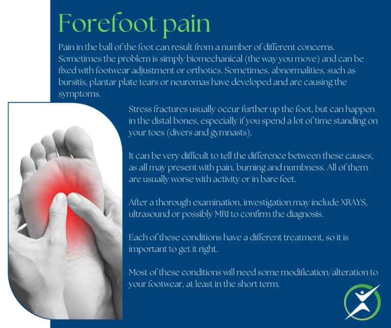 Forefoot pain - MP Sports Physicians